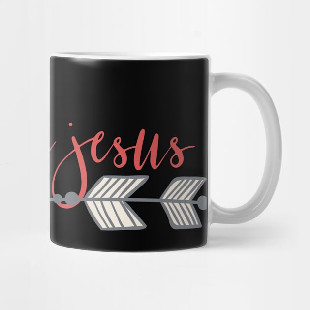 Love Like Jesus Boho Christian Arrow Design by BeLightDesigns